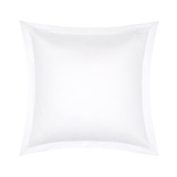 Taie d'oreiller satin de coton 300TC - Taie carrée volants I Yves Delorme Hôtellerie