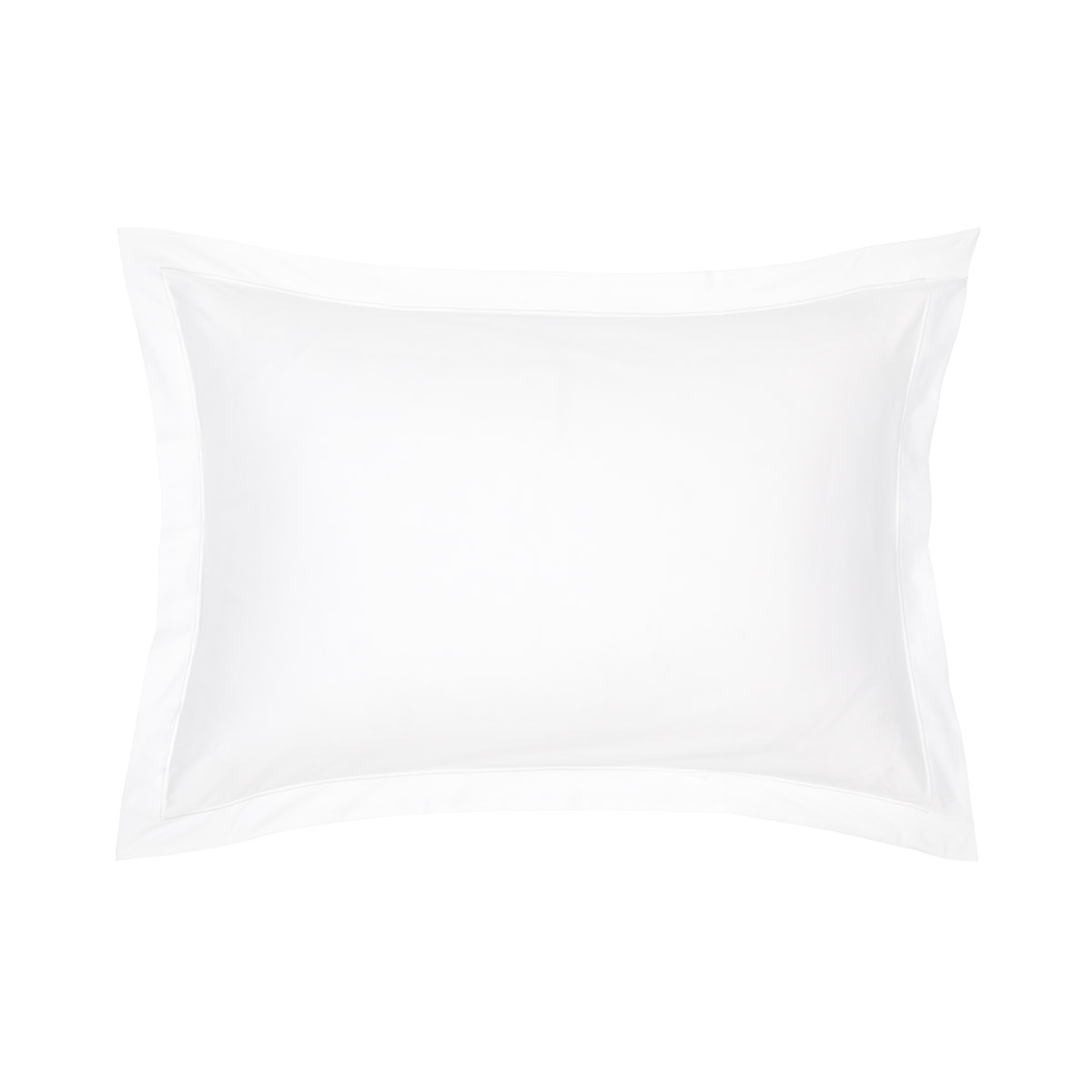 Taie d'oreiller satin de coton 300TC - Taie rectangle volants I Yves Delorme Hôtellerie